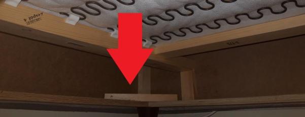 Soffhörnet underifrån